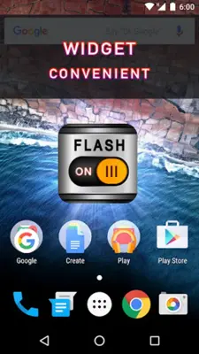 Super-Bright Flashlight android App screenshot 2