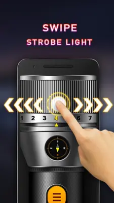 Super-Bright Flashlight android App screenshot 3