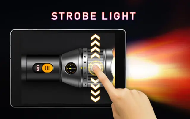 Super-Bright Flashlight android App screenshot 6